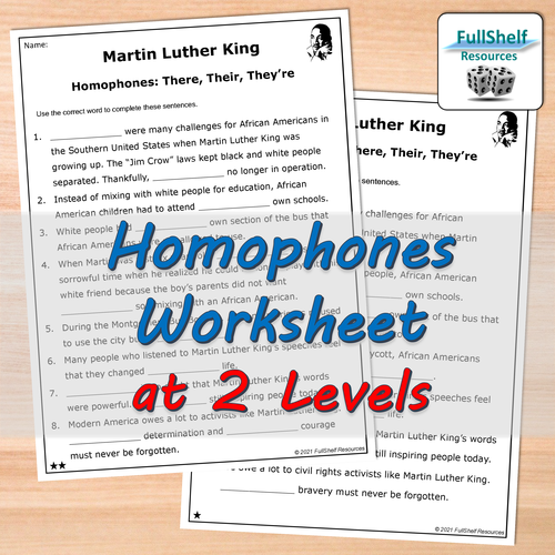 Martin Luther King Reading Comprehension | Teaching Resources