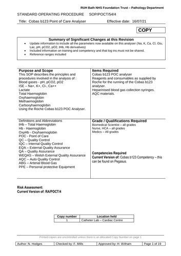 T Level Healthcare Science Point Of Care Testing Poct 