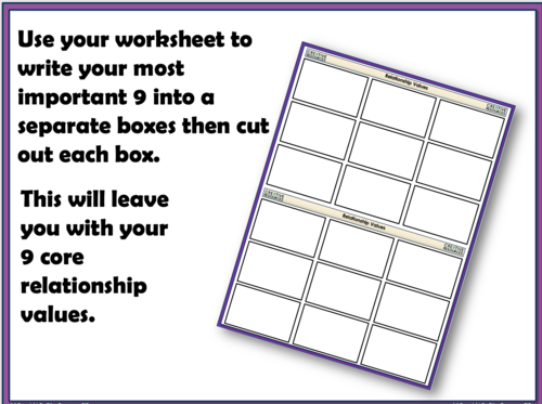 PSHE Relationship Values | Teaching Resources