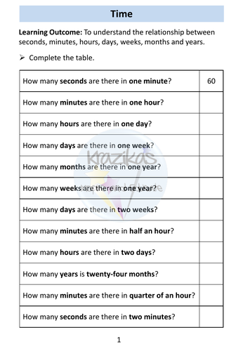 Time Workbook - Functional Skills Maths - Entry Level 3 | Teaching ...
