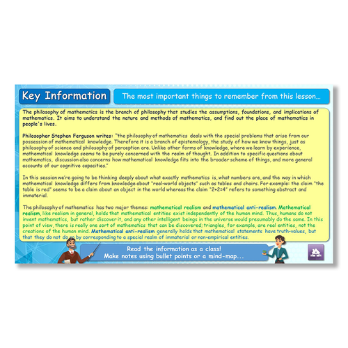 Philosophy of Mathematics: Philosophy Lesson for Students Aged 8-16 ...