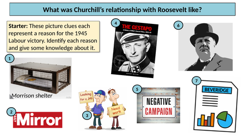 OCR A-Level History Y113: 3.1 Churchill's relationship with Roosevelt (FULL LESSON)
