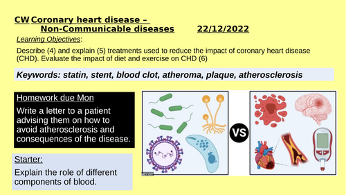 WHAT IS CORONARY HEART DISEASE GCSE visual data 2