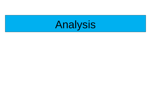 Analysis section of NEA Investigation: AQA English Language A Level