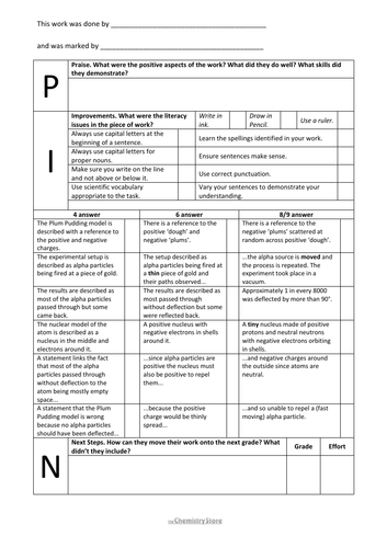 KS4 GCSE Chemistry AQA C1 5 History of the Atom Lesson Bundle ...