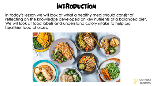 Diet and Nutrition Healthy Eating Teaching Resources