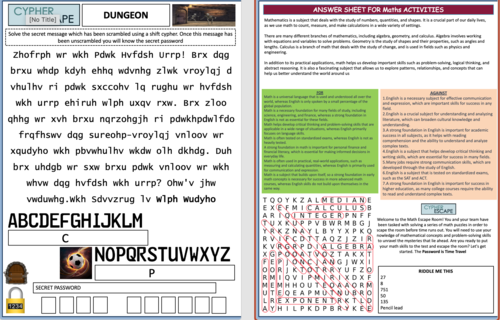 Maths Student Booklet | Teaching Resources