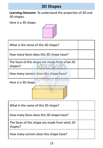 Functional Skills Maths - Entry Level 3 - Shape Workbook - | Teaching ...