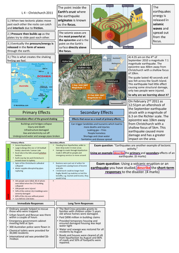 christchurch earthquake 2011 case study gcse