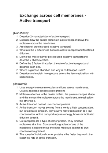 CONCISE A* A Level Biology Topic 2 Cells & Cell Membrane Revision Notes ...