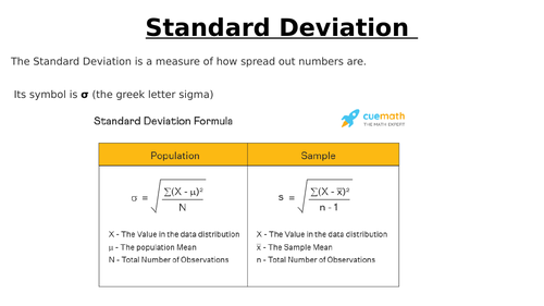 Standard Deviation, KS5 Biology | Teaching Resources