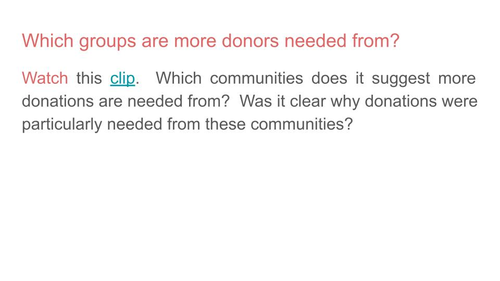 Blood Donation Tutorial Pshe Teaching Resources