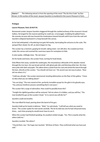Language Paper 1 walkthrough | Teaching Resources