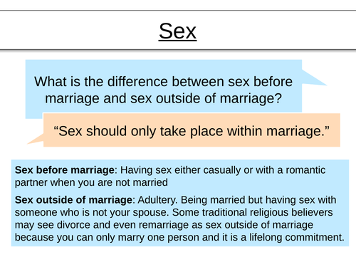 Relationships And Families Whole Unit Aqa Rs Gcse Teaching Resources