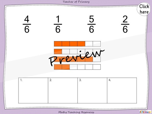 Comparing and Ordering Non-unit Fractions - Year 3 | Teaching Resources