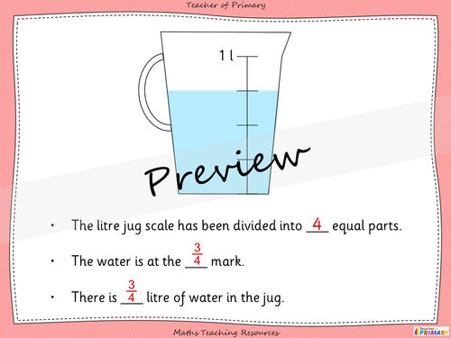 Fractions and Interpreting Scales - Year 3 | Teaching Resources