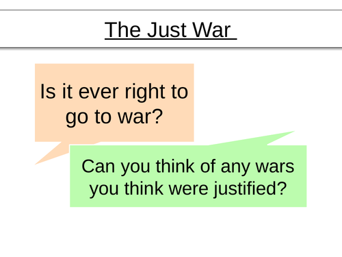 Peace & Conflict - WHOLE UNIT! (AQA RS GCSE) | Teaching Resources