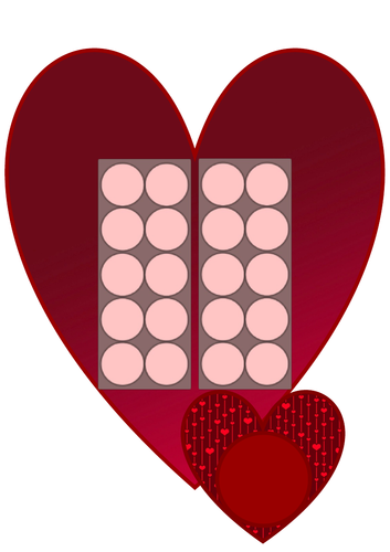 Numicon hearts