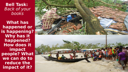 Aqa Gcse Geography Challenge Of Natural Hazards Sow Teaching Resources