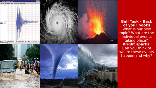 Aqa Gcse Geography Challenge Of Natural Hazards Sow Teaching Resources