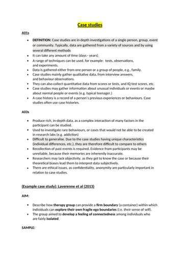 clinical learning case study