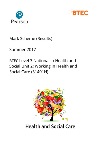 BTEC Health and Social Care level 3 Unit 2 Learning aim A | Teaching ...