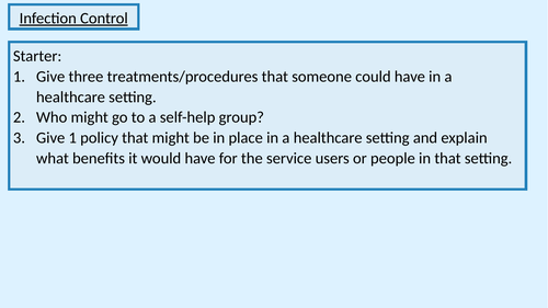 BTEC Health and Social Care level 3 Unit 2 Learning aim A | Teaching ...