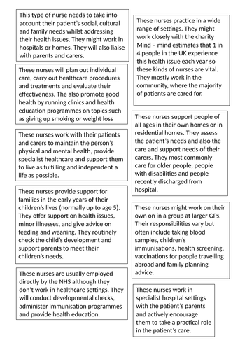 BTEC Health and Social Care level 3 Unit 2 Learning aim A | Teaching ...
