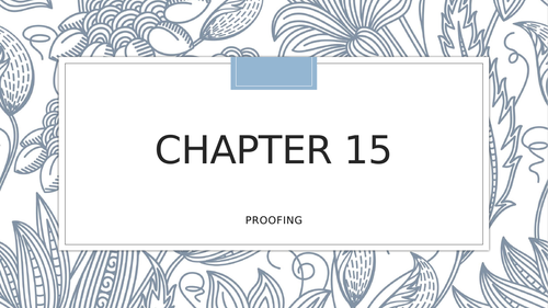 ICT 0417 CHAPTER 15 | Teaching Resources