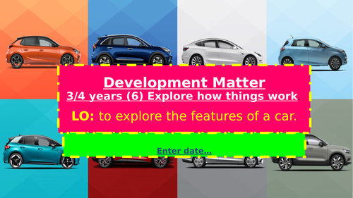 Understanding of the World Themed Cars Lesson Transport | Teaching ...