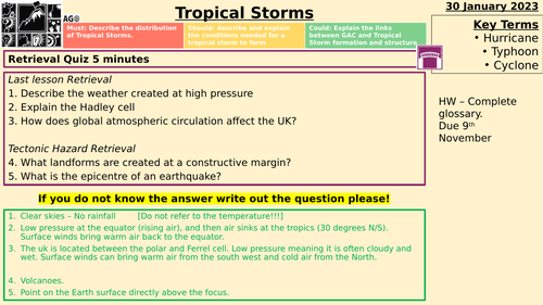 Challenge of Natural Hazards - NEW OXFORD AQA Textbook | Teaching Resources