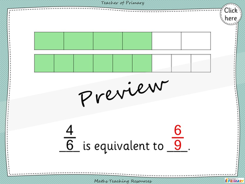 Finding Equivalent Fractions Year 3 Teaching Resources 2507