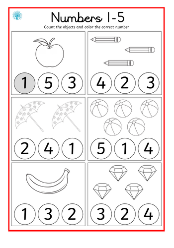 Counting Objects Upto 10 | Teaching Resources