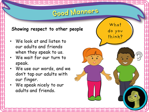 Good Manners / Polite Words - EYFS PSHE | Teaching Resources