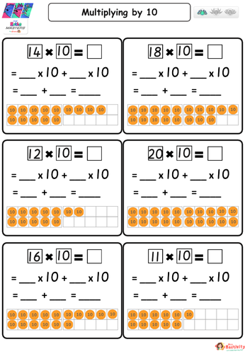 Year 3 | Multiplying by 10 Worksheets | Teaching Resources