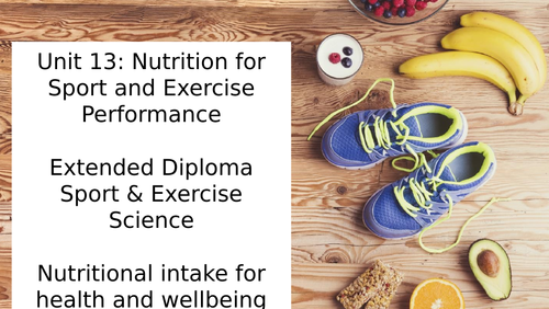 Nutrition for Sport and Exercise