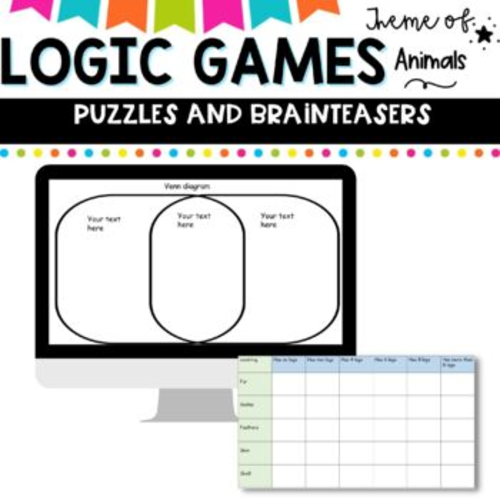 Animal logic games brain teasers deductive reasoning _ habitat games