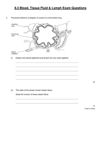 Animal transport topic for OCR A level. MODULE 3: EXCHANGE AND ...