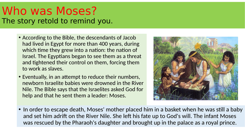 Moses & the Exodus - Fact or Fiction? | Teaching Resources