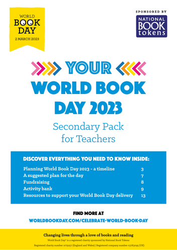 World Book Day 2023 - Secondary Pack | Teaching Resources