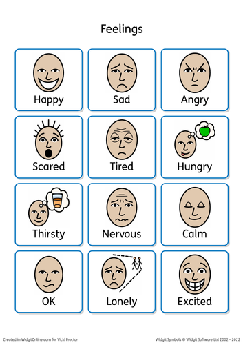 Emotions/Feelings Symbol Supported Resource Pack for Learners with SEND ...