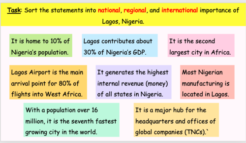 lagos case study geography