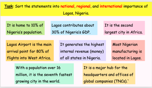 geography case study lagos