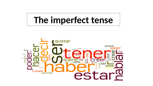 Spanish GCSE The imperfect tense