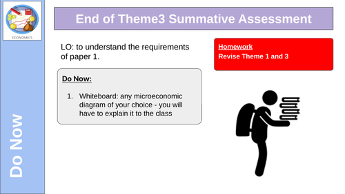 End of Theme 3 Summative Assessment Economics Edexcel