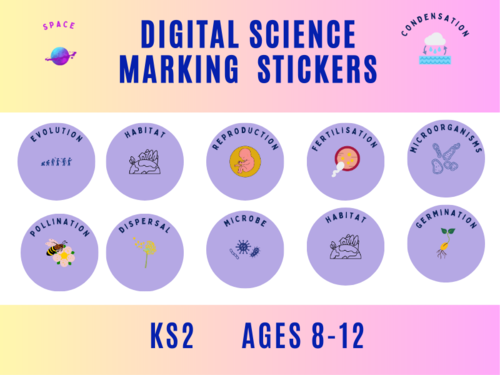 Science Digital Stickers | Teaching Resources