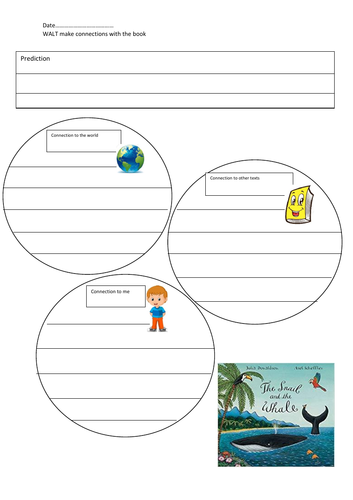 The Snail and the Whale - Reading Comprehension scheme of work Year 2 ...