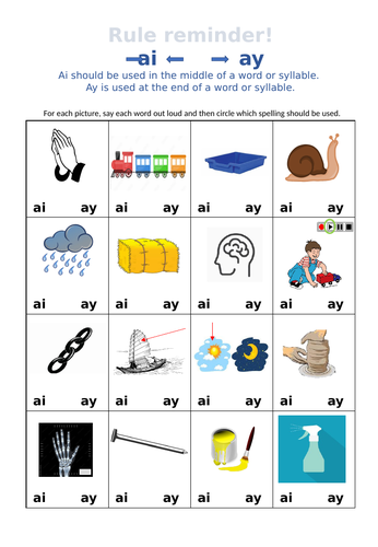 Alternative spellings worksheet
