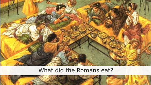 primary homework help what did the romans eat