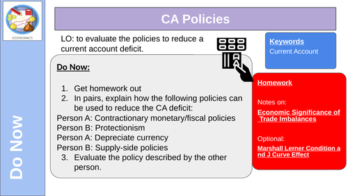 Current Account Consequences Policies